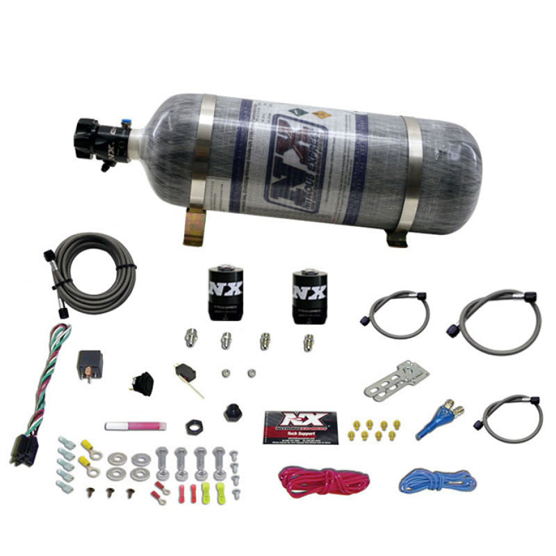 Nitrous Express Dodge EFI Race Single Nozzle Nitrous Kit (100-250HP) w/Composite Bottle - Burkken Auto Parts