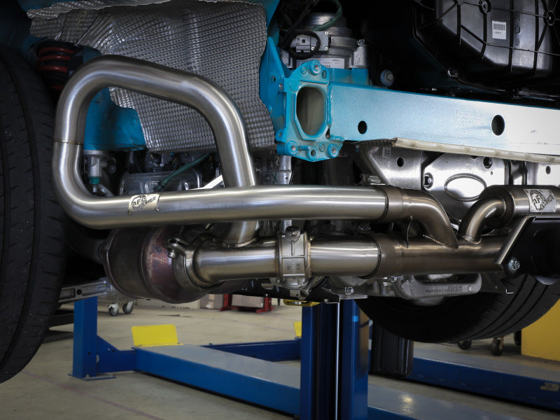 afe 14-16 Porsche 911 GT3 991.1 H6 3.8L MACH Force-Xp 304 SS Cat-Back Exhaust System w/ Brushed Tips - Burkken Auto Parts