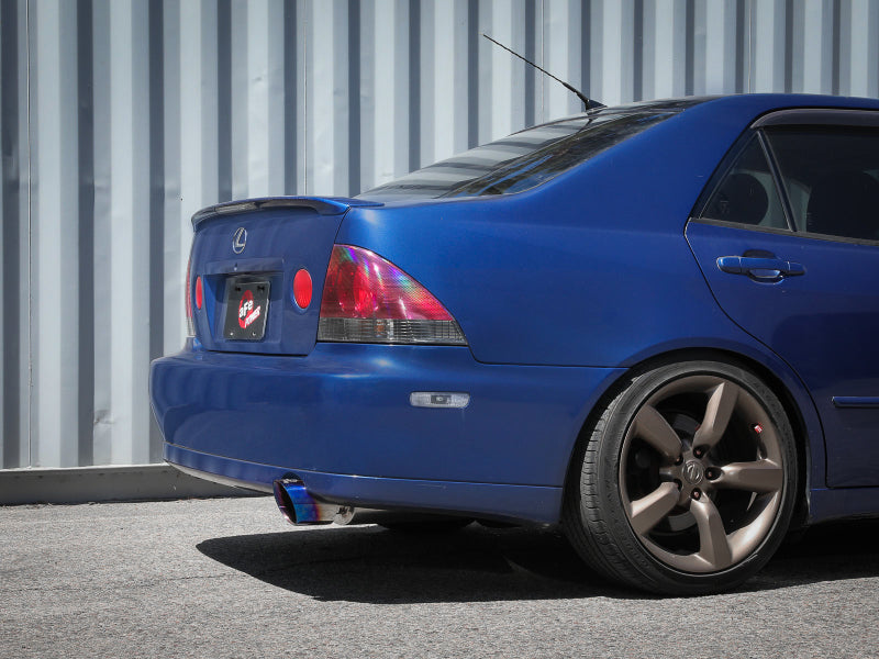 aFe Lexus IS300 01-05 L6-3.0L Takeda Cat-Back Exhaust System- Blue Tip - Burkken Auto Parts