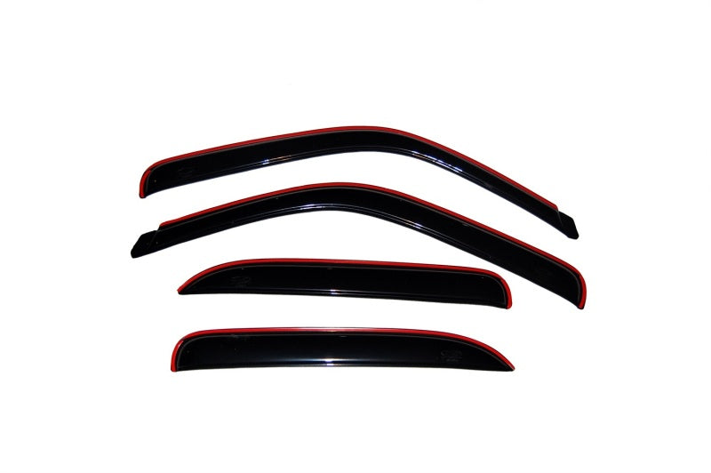 AVS 02-06 Cadillac Escalade Ventvisor In-Channel Front & Rear Window Deflectors 4pc - Smoke - Burkken Auto Parts