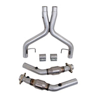 BBK 05-10 Mustang 4.6 GT High Flow X Pipe With Catalytic Converters - 2-3/4 - Burkken Auto Parts