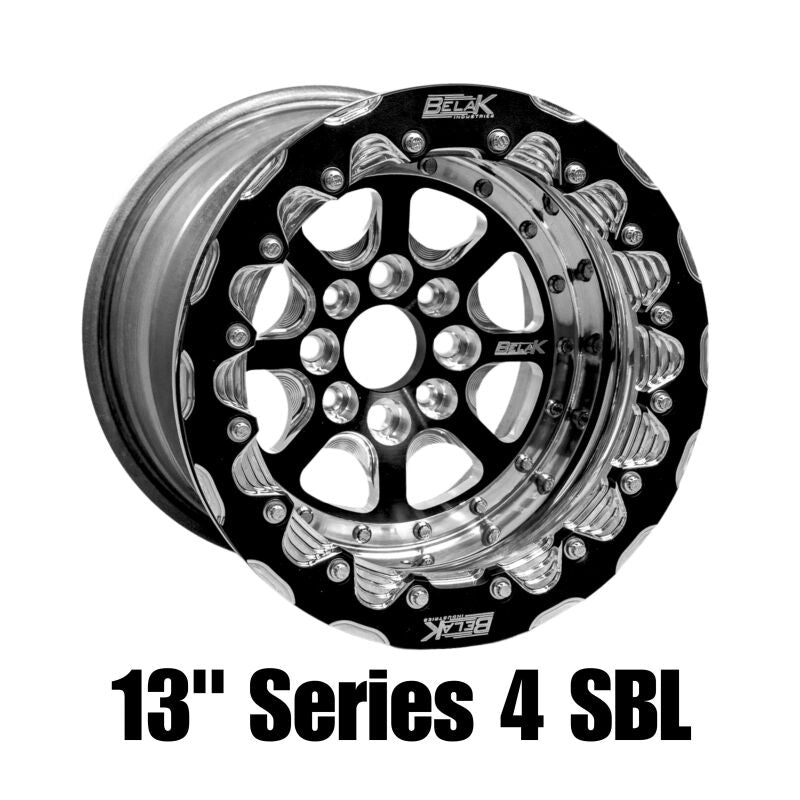 Belak 13x11 / 5in BS / 4x100 BP / High Pad / Series 4 Wheel - Double Beadlock - Burkken Auto Parts