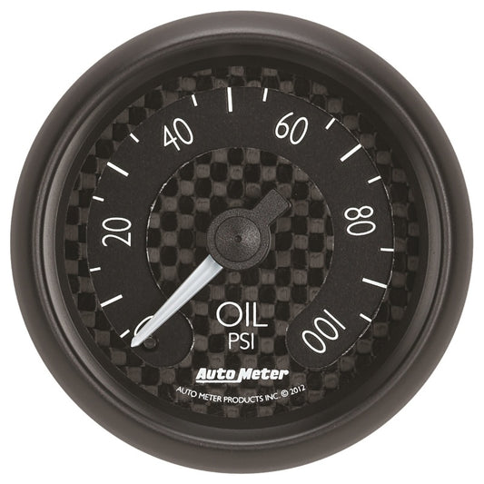 Autometer GT Series 52mm Mechanical 0-100 psi Oil Pressure Gauge - Burkken Auto Parts