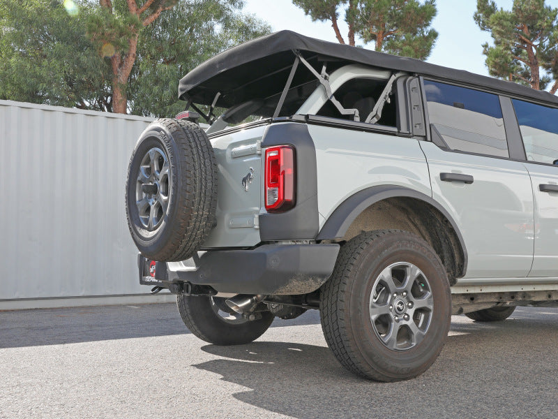 aFe Apollo GT 3in 409 SS Cat-Back Exhaust 2021 Ford Bronco L4-2.3L (t)/V6-2.7L (tt) w/ Polished Tips - Burkken Auto Parts