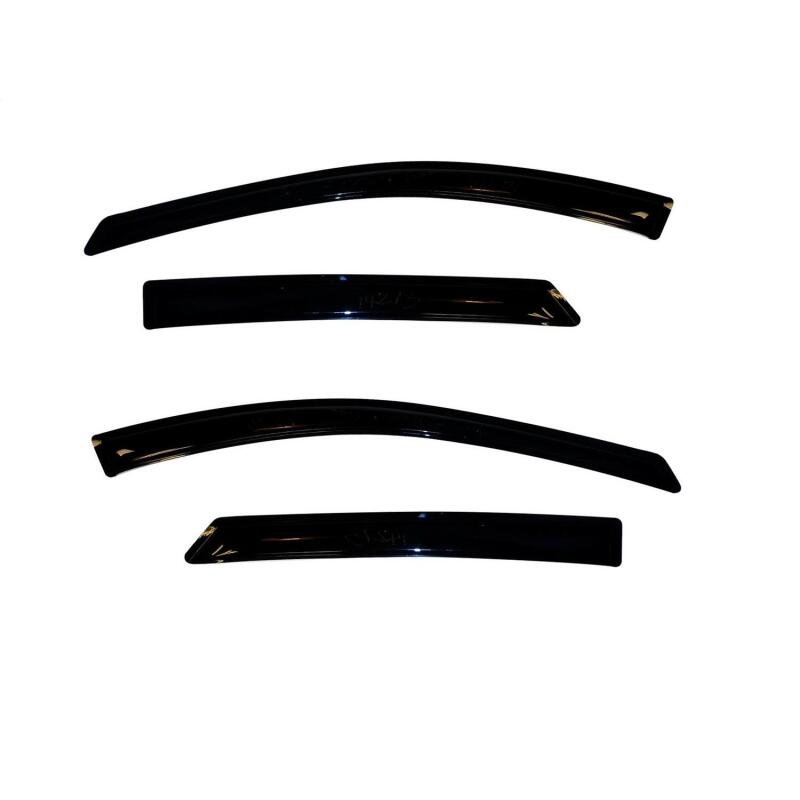 AVS 17-20 Honda Ridgeline Ventvisor Outside Mount Window Deflectors 4pc - Smoke - Burkken Auto Parts