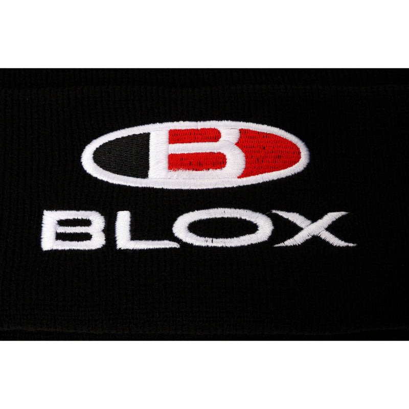 BLOX Racing Classic Beanie - Black w/ Stacked Logo - Burkken Auto Parts