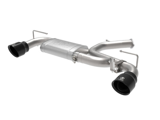 aFe 21-22 Hyundai Veloster N L4-2.0L Takeda 3in 304 SS Axle-Back Exhaust System w/ Black Tip - Burkken Auto Parts