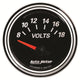Autometer Designer Black II 52mm 18V Voltmeter Gauge - Burkken Auto Parts