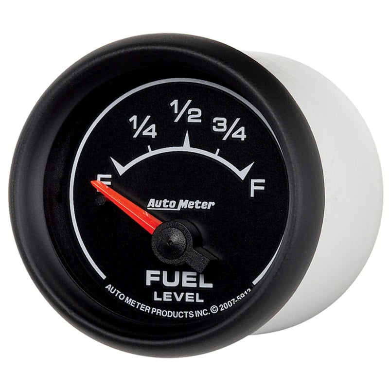 AutoMeter Gauge Fuel Level 2-1/16in. 0 Ohm(e) to 90 Ohm(f) Elec Es - Burkken Auto Parts
