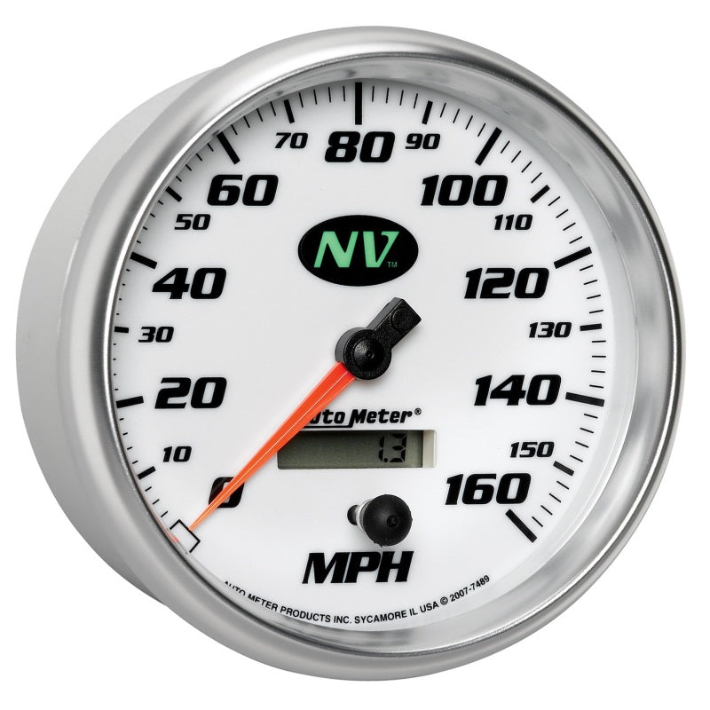 AutoMeter Gauge Speedometer 5in. 160MPH Elec. Programmable NV - Burkken Auto Parts
