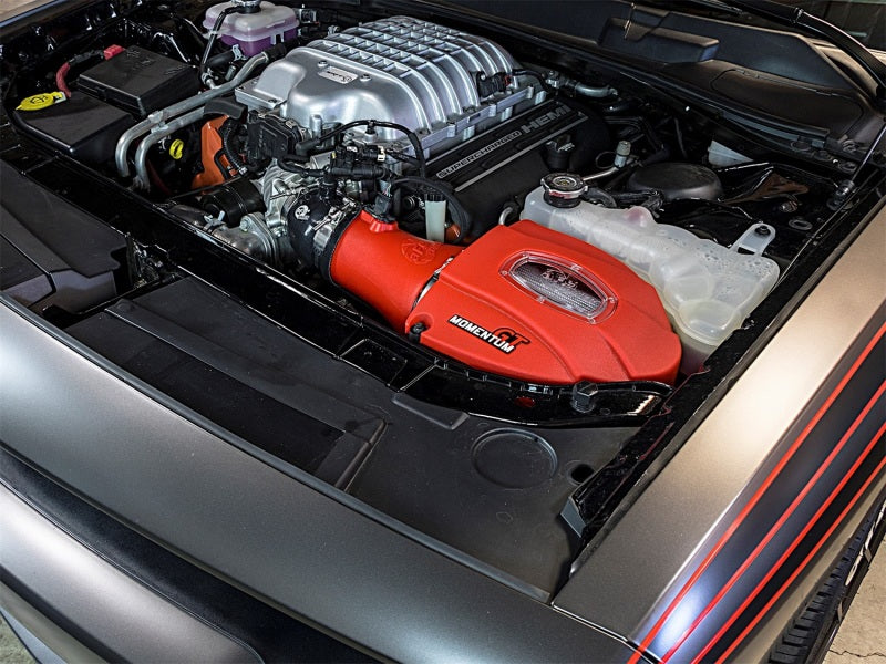 aFe Momentum GT Limited Edition Cold Air Intake 15-16 Dodge Challenger/Charger SRT Hellcat - Red - Burkken Auto Parts