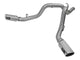 aFe LARGE Bore HD 4in Dual DPF-Back SS Exhaust w/Polished Tip 16-17 GM Diesel Truck V8-6.6L (td) LML - Burkken Auto Parts