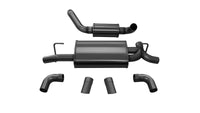 Corsa 2018-2025 Jeep Wrangler JL 2.5in Dual Rear Turn Down Exit Black Touring Axle-Back Exhaust - Burkken Auto Parts