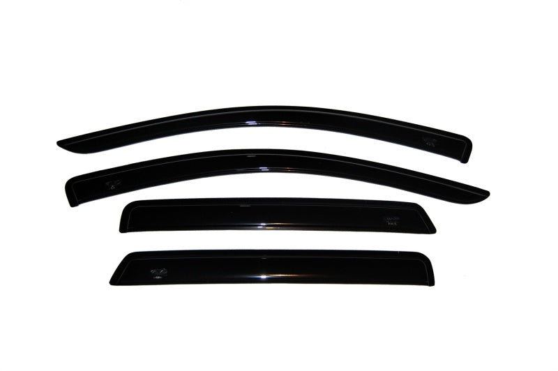 AVS 08-18 Dodge Journey Ventvisor Outside Mount Window Deflectors 4pc - Smoke - Burkken Auto Parts