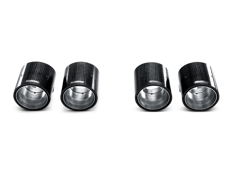 Akrapovic 07-13 BMW M3 (E90/E92/E93) Tail Pipe Set (Carbon) - Burkken Auto Parts