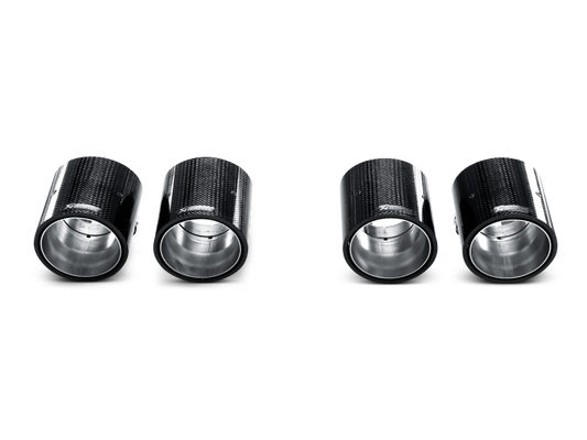 Akrapovic 07-13 BMW M3 (E90/E92/E93) Tail Pipe Set (Carbon) - Burkken Auto Parts
