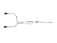 aFe Gemini XV 3in 304 SS Cat-Back Exhaust w/ Cutout 19-21 GM Silverado/Sierra 1500 V8- w/ Black Tips - Burkken Auto Parts