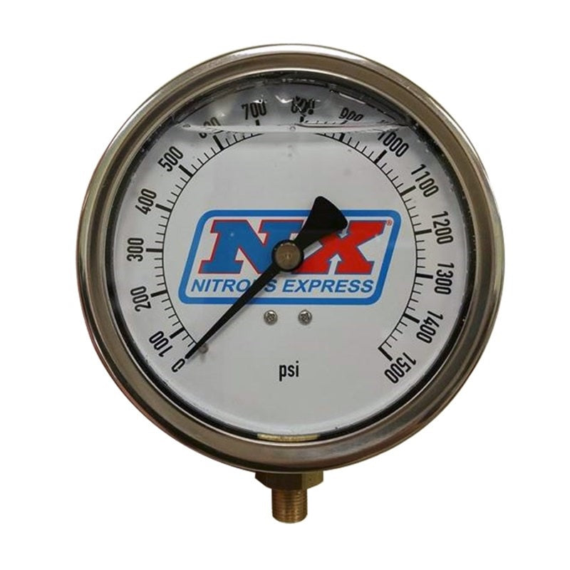 Nitrous Express Nitrous Pressure Gauge 4in-High Accuracy - Burkken Auto Parts