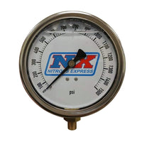 Nitrous Express Nitrous Pressure Gauge 4in-High Accuracy - Burkken Auto Parts