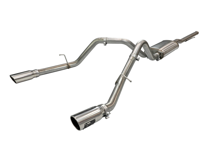 aFe Apollo GT Series 3in 409SS GM Silverado/Sierra 1500 09-19 V6-4.3/V8-4.8/5.3L - Polished - Burkken Auto Parts