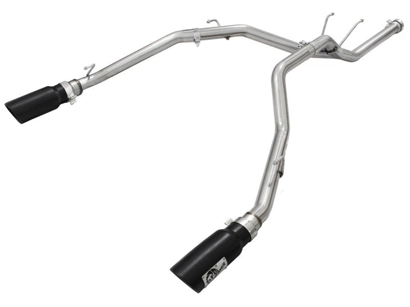 aFe MACHForce XP DPF-Back Exhaust 2.5in SS with Black Tips 2014 Dodge Ram 1500 V6 3.0L EcoDiesel - Burkken Auto Parts