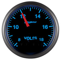 Autometer Elite 52.4mm Peak & Warn w/ Electronic Control 8-18 Volt Voltmeter - Burkken Auto Parts
