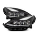 AlphaRex 17-22 Tesla Model 3/20-23 Model Y NOVA-Series LED Proj Headlights Blk w/Actv Lgt & Seq.Sig - Burkken Auto Parts