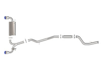 aFe POWER Takeda 2021 Toyota Supra 2.0L (t) 2.5in-3in 304 SS CB Exhaust w/ Blue Tips - Burkken Auto Parts