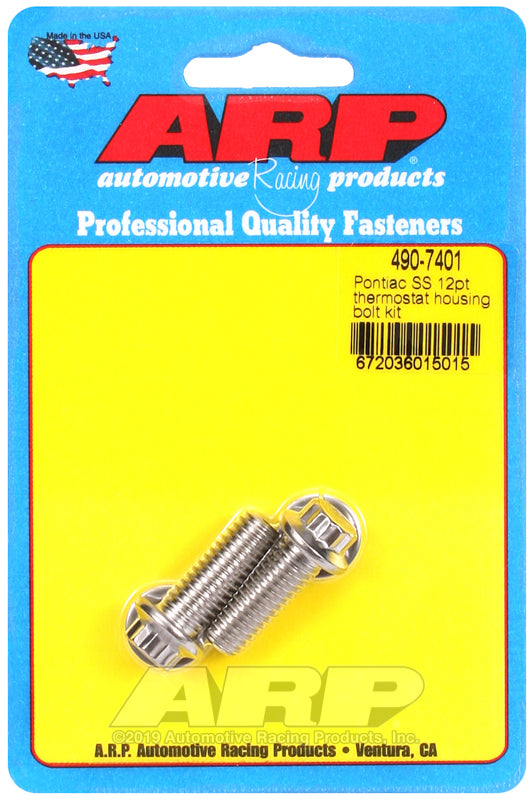 ARP Pontiac SS 12pt Thermostat Housing Bolt Kit - Burkken Auto Parts