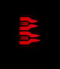 AlphaRex 97-03 Ford F150 / 99-16 Ford F250/F350/F450/F550 LUXX-Series LED Tail Lights - Black/Red - Burkken Auto Parts
