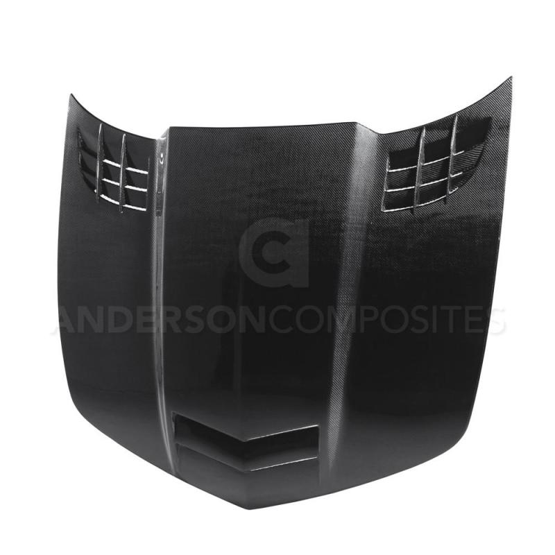 Anderson Composites 10-13 Chevy Camaro TTII-Style Carbon Fiber Hood - Burkken Auto Parts
