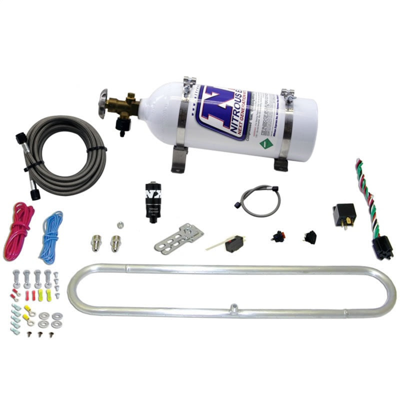 Nitrous Express N-Tercooler System for CO2 w/5lb Bottle (Remote Mount Solenoid) - Burkken Auto Parts