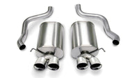 Corsa 2005-2007 Chevrolet Corvette C6 6.0L V8 Polished Sport Axle-Back Exhaust - Burkken Auto Parts
