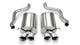 Corsa 2005-2007 Chevrolet Corvette C6 6.0L V8 Polished Sport Axle-Back Exhaust - Burkken Auto Parts