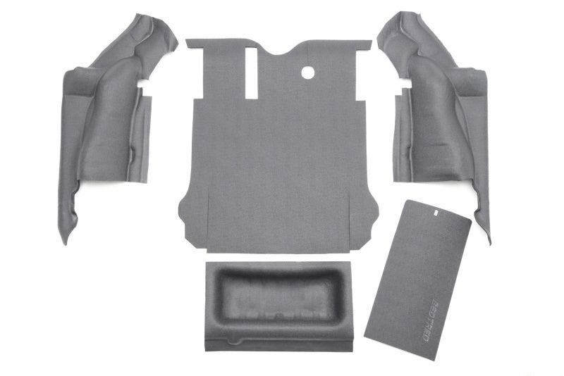 BedRug 11-16 Jeep JK Unlimited 4Dr Rear 5pc BedTred Cargo Kit (Incl Tailgate & Tub Liner) - Burkken Auto Parts