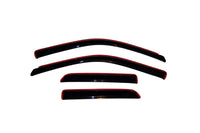 AVS 09-18 Dodge RAM 1500 Quad Cab Ventvisor In-Channel Front & Rear Window Deflectors 4pc - Smoke - Burkken Auto Parts