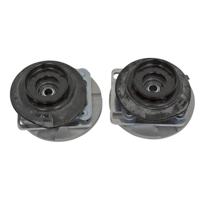 BBK 05-14 Mustang Caster Camber Plate Kit - Silver Anodized Finish - Burkken Auto Parts