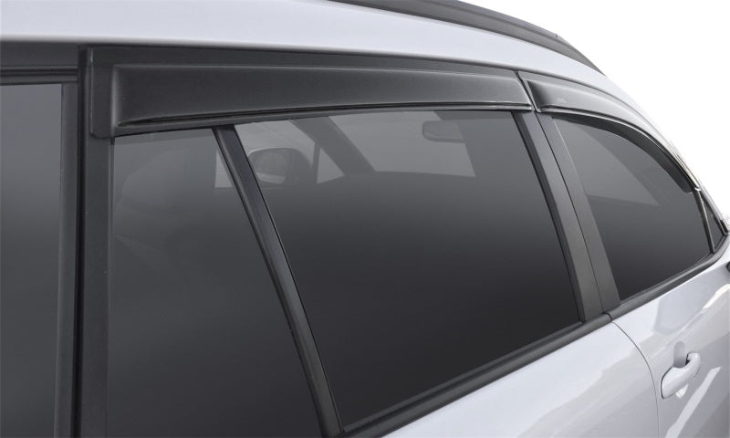 AVS 22-23 Toyota Corolla Cross Outside Mount Ventvisor Defector 4pc - Smoke - Burkken Auto Parts