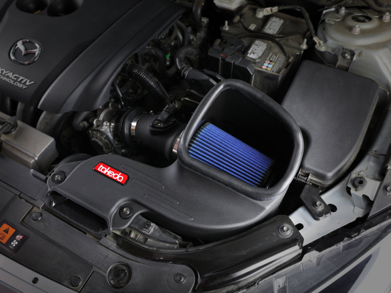 aFe Takeda Stage-2 Cold Air Intake System Pro 5R 14-18 Mazda 3 L4-2.0 - Black - Burkken Auto Parts