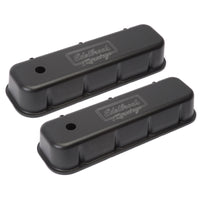 Edelbrock Valve Cover Victor Series Chevrolet 1965 and Later 396-502 V8 Tall Black - Burkken Auto Parts