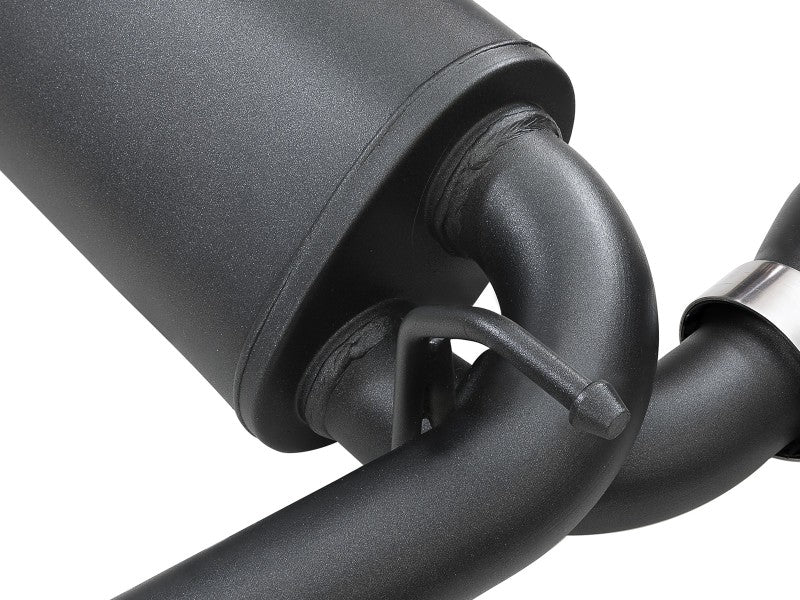 aFe Rebel Series 409 Stainless Steel Cat-Back Exhaust 18-21 Jeep Wrangler JL 2.0L (t) - Black Tip - Burkken Auto Parts