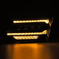 AlphaRex 09-18 Ram 2500 NOVA LED Proj Headlights Plank Style Alpha Blk w/Activ Light/Seq Signal/DRL - Burkken Auto Parts