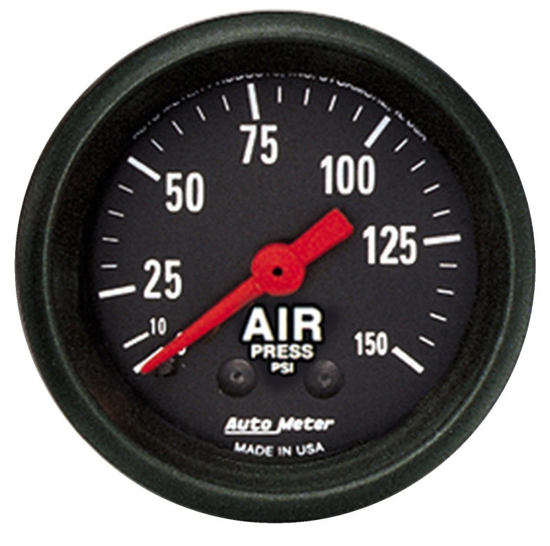 Autometer Z Series 52mm 0-150 PSI Mechanical Air Pressure Gauge - Burkken Auto Parts