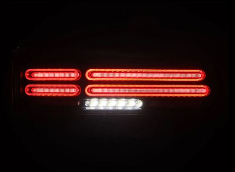 AlphaRex 23-25 Nissan Z Nova-Series Quad-Loop Style Prismatic LED Tail Lights - Black - Burkken Auto Parts