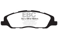 EBC 13-14 Ford Mustang 3.7 (A/T+Performance Pkg) Redstuff Front Brake Pads - Burkken Auto Parts