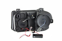 ANZO 2005-2010 Chrysler 300C Projector Headlights w/ Halo Black (CCFL) G2 - Burkken Auto Parts