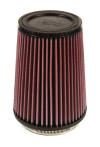 K&N Filter Universal Rubber Filter 4 inch Flange 5 3/8 inch Base 4 3/8 inch Top 7 inch Height - Burkken Auto Parts