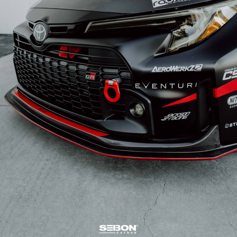 Seibon 2023+ Toyota GR Corolla MB-Style Carbon Fiber Front Lip - Burkken Auto Parts