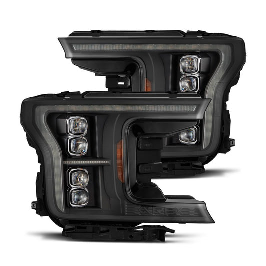 AlphaRex 18-20 Ford F-150 NOVA LED Proj Headlight  Blk (14th Gen G2 Style) - Burkken Auto Parts