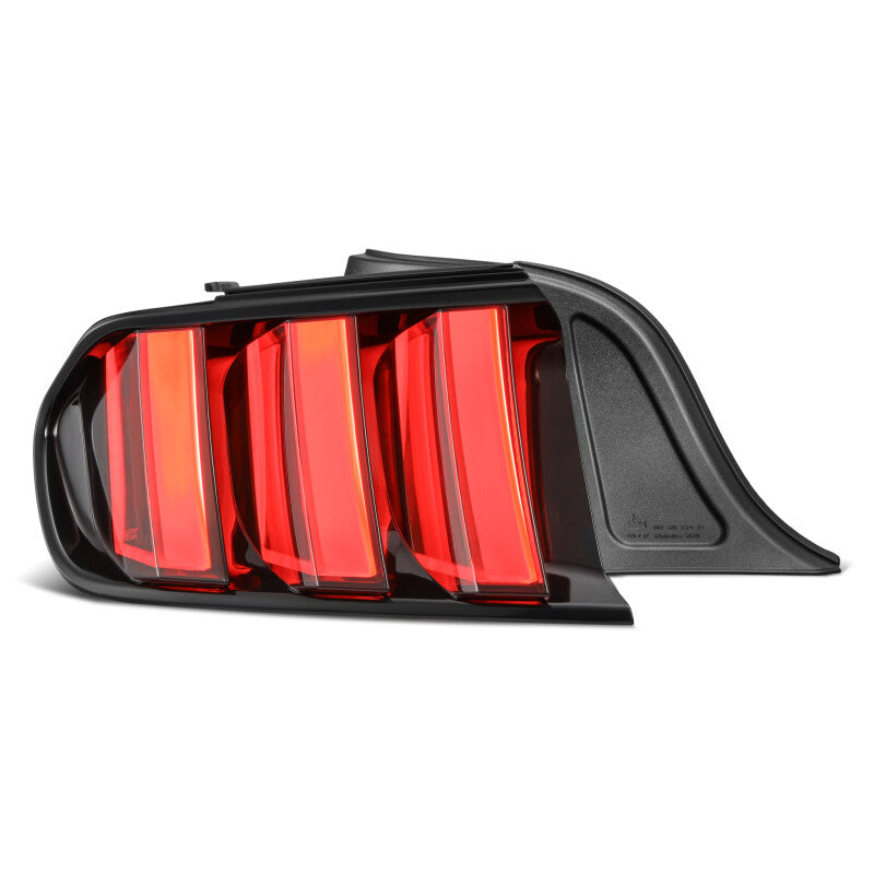 AlphaRex 15-23 Ford Mustang NOVA-Series Prismatic LED Tail Lights Alpha-Black - Burkken Auto Parts